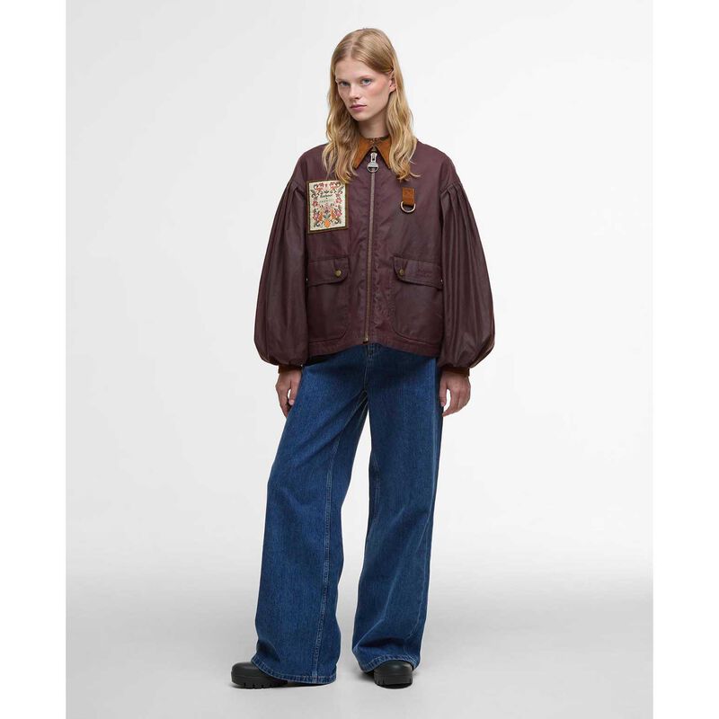 Barbour X FARM Rio Thais Wax Jacket image number 3